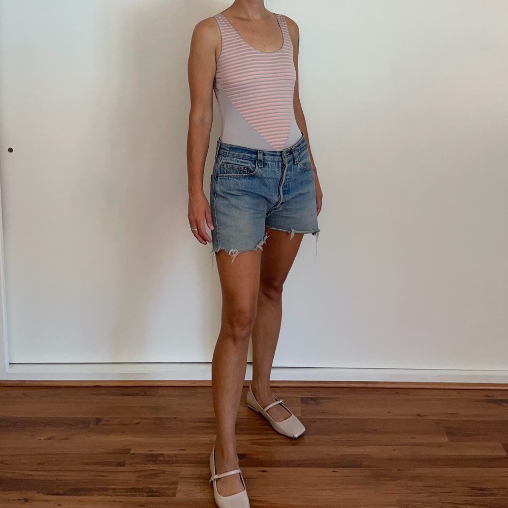 Vintage 80’s made in u.s.a bodysuit or swimsuit.